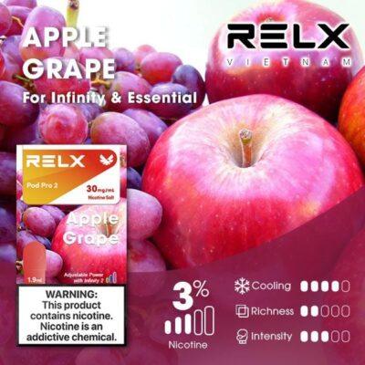 relx拋棄式煙彈紅蘋果口味